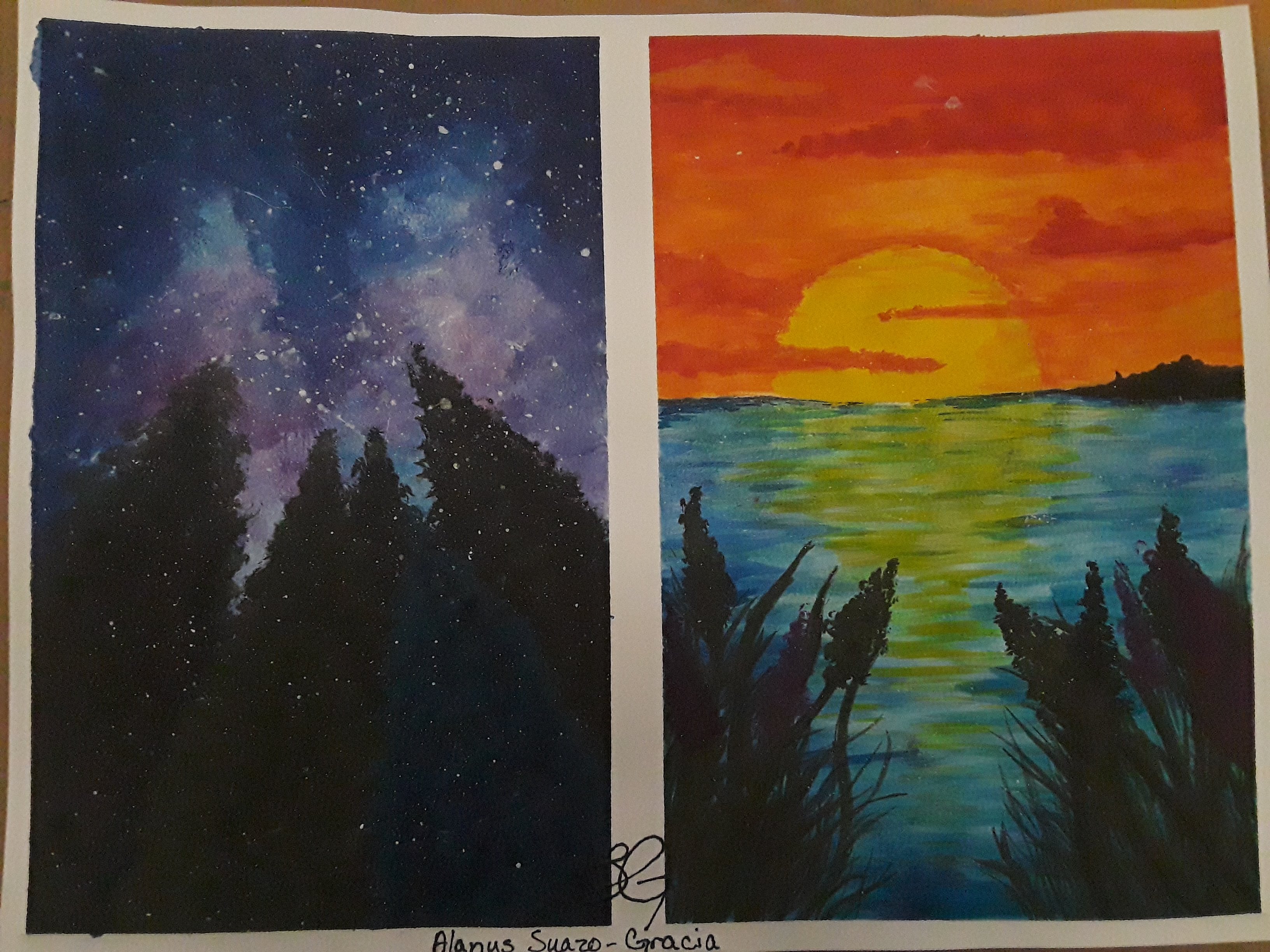 Art Project 1: One of my old watercolor paintings.